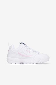 Disruptor 2 Premium - Platform Sneakers For Women | Fila Fila Disruptors, Sneakers For Women, Platform Sneakers, Big Kids, Women Shoes, For Women, Sneakers, Leather, Logos