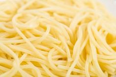 the noodles are ready to be cooked in the microwave or oven for dinner time,