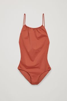 COS | Swimsuit with tie back Bathing Suit Ideas, Unique Bathing Suits, Summer Bathing Suits, Suit Ideas, Summer Glow, Beach Fashion