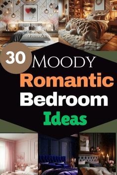 the book cover for mood romantic bedroom ideas