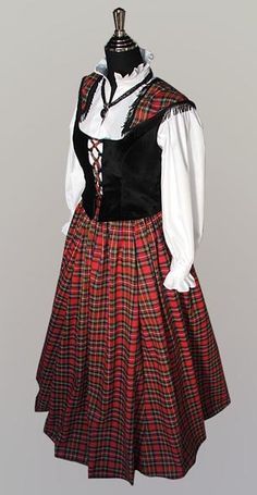 Resultado de imagem para traditional scottish clothing female Tartan Fashion, Character Costume, Ballet School