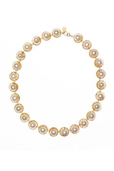 Experience the luxury and radiance of our Sunflower Pearl Statement Necklace. Handmade in the UK with 22ct gold vermeil and delicate white freshwater pearls, this necklace exudes vintage glamour and style. Each sunflower is meticulously crafted, symbolizing the uplifting nature of the real sunflowers that turn towards the sun. It's a true masterpiece that will undoubtedly turn heads wherever you go. Indulge in this sustainably handmade necklace, inspired by the happiest of flowers and designed w Award Winning Jewelry, Pearl Statement Necklace, Hippie Necklace, Butterfly Bracelet, White Freshwater Pearl, Branded Gifts, Vintage Glamour, Necklace Handmade, Jewelry Branding