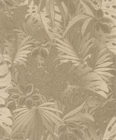 sample metallic jungle leaves gold wallpaper from eden collection by galerie wallcoverings 1 Jungle Leaves Wallpaper, Gold Leaf Wallpaper, Eden Wallpaper, Gold Metallic Wallpaper, Jungle Leaves, Go Wallpaper, Wallpaper Uk, The Eden, Leaves Wallpaper