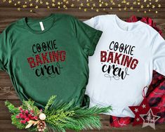 Christmas Cookie Baking Crew Shirt, Holiday Baking Crew Tee, Cute Christmas Shirt, Family Christmas Baking Shirts, Xmas Cookie Baking Squad, Christmas cookie, Christmas baking, cookie baking Crew, holiday baking Crew, holiday baking shirt, Cookie Crew shirt, Baking Crew Shirts, Cookie Baker Shirt,  xmas baking crew, Christmas Baking Tee, Baking Crew Shirt, Baking Team Shirt, Xmas Baking Gift Custom Tee Nation offers unique and personalized t-shirts that let you express your style and personality Festive Christmas Cotton Shirt, Christmas Crew Neck Cotton Shirt, Cotton Christmas Shirt For Holiday, Christmas Cotton Holiday Shirt, Christmas Cookie Baking, Xmas Cookie, Cookie Baking Crew, Baker Shirts, Cute Christmas Shirt