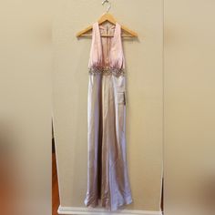 Js Boutique Gown Nwt Two Tone: Pink & Mauve Originally $180, Purchased For $90 Us Size 8 Pm For Additional Measurements Floor-length Satin Dress For Homecoming, Elegant Full Length Gown For Homecoming, Spring Satin Maxi Dress For Homecoming, Fitted Satin Maxi Dress For Mother Of The Bride, Spring Homecoming Satin Maxi Dress, Full-length Dresses With Fitted Bodice For Homecoming, Full Length Dress With Fitted Bodice For Homecoming, Full Length Homecoming Dress With Fitted Bodice, Goddess Prom Dress