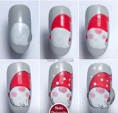 Micro Painting, Fingernail Designs, Sassy Nails, Christmas Style, Art How, Cute Nail Designs, Christmas Nail Art