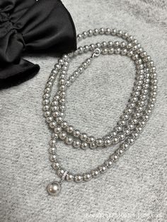 Material: Pearl Color: About 85cm, about 120cm Fashion Element: Pearl Style: Sweet and Cool Style Elegant Necklace With 108 Beads For Party, Elegant Party Necklace With 108 Beads, Double Layer Necklace, Layer Necklace, Sweater Chain, Pearl Color, Double Layer, Cool Style, Necklaces