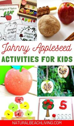 many different apples and other activities for kids