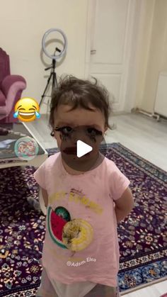 Funny Baby Faces, Multiples Baby, Blush Lipstick, Baby Faces, Floral Wallpaper Phone, Cute Funny Babies, Kids Makeup, So Creative, Baby Gif