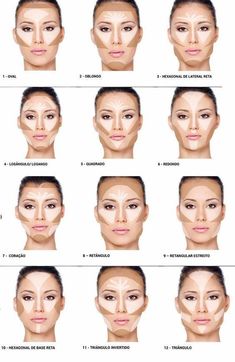 Face Contouring Makeup, Nose Makeup, Makeup Face Charts, Smink Inspiration, Face Makeup Tutorial, Makijaż Smokey Eye