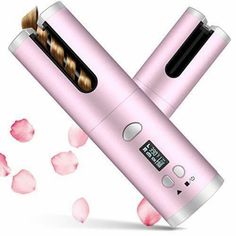 Automatic Curling Iron, Cordless Hair Wand, Intelligent Pink Please Check Comments To Additional Products Details. Hair Curling Wand, Hair Wand, Wand Hairstyles, Automatic Curling Iron, Automatic Hair Curler, Best Curlers, Barrel Curling Iron, Hair Crimper, Barrel Curls