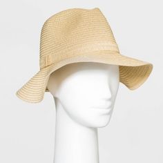 Keep your style looking cool and fresh under the sun with the Packable Straw Panama Hat from Shade & Shore™. This elegant hat features a woven texture that adds fun detail and a breezy look to any outfit, plus it helps shade your face from the sun's rays. A lightweight construction provides a comfortable fit for all-day wear and the pull-on style makes it easy to put on or take off. Whether you're hitting up the beach, going for a hike or wandering around a park, this hat is sure to keep you loo Elegant Hat, Accessories Beach, Straw Panama Hat, Large Curls, Shades For Women, Target Clothes, Elegant Hats, Mama Style, Woven Texture