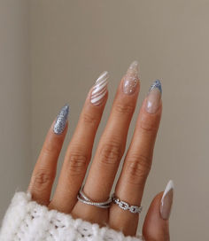 Holiday Nail Designs, Smink Inspiration, New Year's Nails