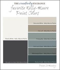 the creativity exchange favorite kelly moore paint colors