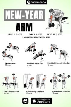 the new year arm workout plan is here to help you build your arms and shoulders