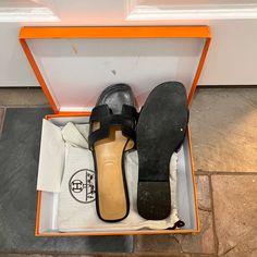 Black Hermes Oran Sandals Size 41 Hermes Oran Black, Hermes Oran Sandals, Hermes Shoes, Hermes Oran, Women's Shoes Sandals, Shoes Sandals, Women Shoes, Sandals, Women Shopping