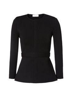 Scanlan Theodore, Black Jackets, Black Curves, Simple Design, The Black, Simple Designs, Long Sleeve Blouse, Slim Fit, Wardrobe