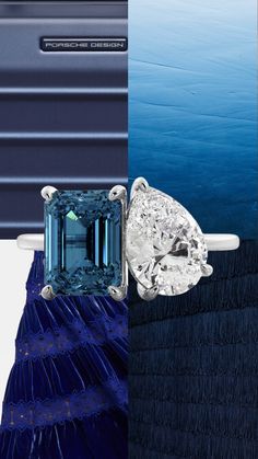 December X April 
London Blue Topaz X Diamond London Blue Topaz, London Blue, Blue Topaz