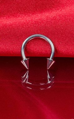 Titanium Externally Threaded Horseshoe | Spike Horseshoe Piercing, Horseshoe Septum, Horseshoe Ring, Body Jewellery, Septum Ring, Eyebrows, Piercings, Lips, Skin