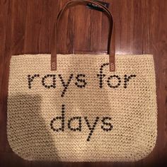 Style&Co. Beach Bag Tote. Straw; Trim: Leather 17"W X 14"H X 4"D Features 1 Zipper Pocket 10"L Straps Magnetic-Snap Closure Grey Tote Bags, Bags Style, Embroidered Tote Bag, Grey Tote, Embroidered Tote, Reversible Tote, Raffia Bag, Straw Tote, Beach Tote Bags