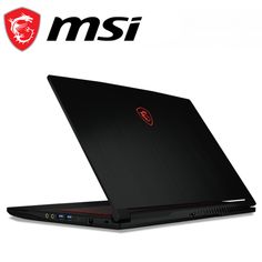 an image of a laptop with the msi logo on it's back cover