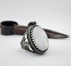 Moonstone Ring, Men Silver Ring, Handmade Men Ring, Silver Man Ring, Moonstone Men Ring, 925K Silver Men Ring, Men's Fashion Ring, Cool Ring * Stone: Moonstone * Metal Type: Sterling Silver(925k), Bronze * All ring size available Moonstone Ring For Men, Ring Men Silver, Men Ring Silver, Men Silver Ring, Cool Ring, Silver Men Ring, Man Ring, Ring Moonstone, Mens Rings Fashion