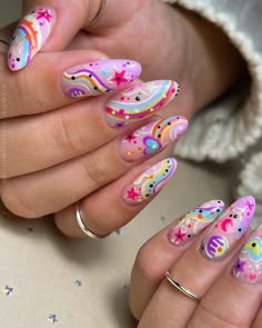 Nails Acrylic Coffin Summer, Nail Art Kit Tools, Summer Nail Looks, 2022 Summer Nails, Summer Nails 2022, Summer Nail Ideas, Long Nail Art, Bears Nails, Summer Nail Designs