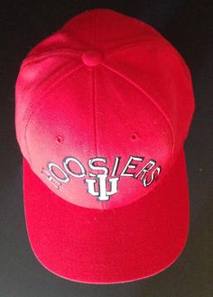 Indiana Hoosiers hat Red wool blend Block Spellout logo Size 7 - 7 3/8 Sports Specialties Clean with minimal wear Check photographs Adjustable Varsity Sports Hat, Red Collegiate Fitted Hat For Sports, Red Sporty Baseball Cap For College, Collegiate Red Baseball Cap For Sports, University Red Sports Cap, University Red Cap For Sports, Sporty Red Hat For College, Chinatown Chicago, Carmel Color