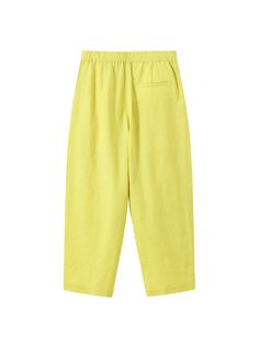 Details: Carrot trousers in a bright and breezy vanilla yellow.Front pleats, elasticated back waistbandCarrot 9-minute trousers with narrow leg Materials & Care: Cotton 64.4 %; linen 35.6 % Hand wash | Dry clean Do not bleach Size & Fit: Model is 5'7", Bust 32, Waist 24, Hips 35, wearing a size S Item #: IN2PA27 Carrot Trousers, Carrot Pants, Chic Business Casual, Denim Jean Dress, Shirt Sale, Skirts For Sale, Jeans Dress, Winter Collection, Summer Collection