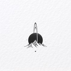 a black and white drawing of a rocket ship