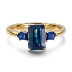 ♥ 3.08ctw Teal Sapphire Three-Stone Engagement Ring 14K Gold

♥  Ring size: US 7.5 (Free resizing up or down 2 sizes)
♥  Material: 14K Gold
♥  Gemstone: Earth-mined center sapphire (2.66ct) and side sapphires (0.42ctw) Teal Sapphire, Right Hand Rings, Three Stone Engagement, Three Stone Engagement Rings, Stone Engagement, Sapphire Stone, 14k Gold Ring, Everyday Jewelry, Three Stone