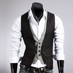 Fabric:Polyester,Cotton; Sleeve Length:Sleeveless; Gender:Men's; Style:1920s,Smart Casual; Occasion:Work,Business,Casual,Wedding,Formal; Outerwear Length:Regular; Fit Type:Slim; Pattern:Solid Colored; Outerwear Type:Suit Vest,Waistcoat; Bust:null; Length:null; Shoulder Width:null Business Suit Vest, Vintage Waistcoat, Houndstooth Shirt, Men Waistcoat, Vest For Men, Men's Trench Coat, Waistcoat Men, Fitted Blazer Jacket, Mens Suit Vest