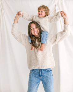 Matching Mommy and Me Cable Knit Sweaters, White Me & Mini Me Jumpers, Mother Son, Daughter Matching Pullover, Mommy and Me Outfit,baby Gift - Etsy Baby Boy Sweater, Matching Sweaters, Mother Son, Mommy And Me Outfits, Knit Sweaters, Boys Sweaters, Alpaca Wool, Mini Me, White Sweaters