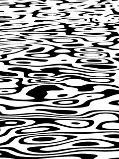 an abstract black and white background with wavy lines in the water, as well as waves