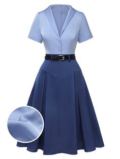 1950s Outfit Aesthetic, 1930 Dresses Vintage, Womens Vintage Fashion, 50s Fashion For Women 1950s, 1950 Fashion Women Classy, 1950s Inspired Outfits, 50s Outfits For Women, 1950s Housewife Fashion, Dark Blue Clothes