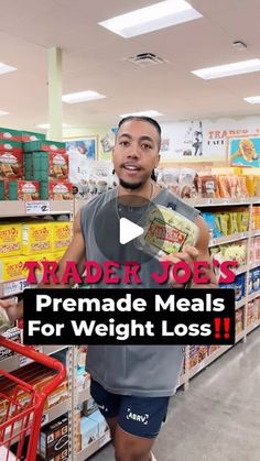 Meal Ideas Trader Joes, Low Cal Trader Joes, Trader Joes Must Haves 2024, Trader Joe Meal Ideas, Trader Joe’s Easy Healthy Dinner, Trader Joe's Meal Prep, Clean High Protein Meals, Healthy Trader Joes Recipes, Trader Joe’s Meals