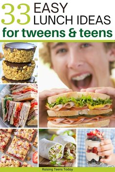 33 Easy School Lunch Ideas for Teens - Raising Teens Today School Lunches Not Sandwiches, Healthy Snacks For Middle Schoolers, Boxed Lunches For Adults Parties, Yogurt Parfait School Lunch, School Lunch Ideas For High School, Lunchbox Ideas For High School, High School Lunches Ideas, High School Snacks