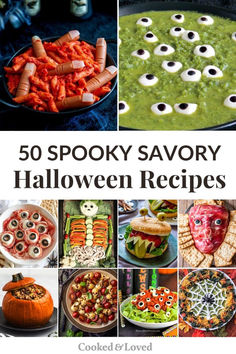 50 spooky savory halloween recipes that are delicious and easy to make