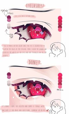 an info sheet showing how to use eyeliners