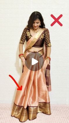 Rekha Mishra | Content Creator on Instagram: "Tips to drape banarasi pattu saree . Saree from @advithi_collection04    #sareedrapingstyle #sareelovers #sareelove #sareedrapist #drapewithrekha" Banarasi Saree Blouse Design Back, Blouse Design For Pattu Saree, Dress From Saree Ideas, Saree Draping Ideas, Sari Draping Styles, Saree Dress Design Ideas, 2024 Tips, Banarasi Saree Blouse