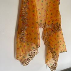 Orange Bohemian Dupatta For Eid, Bohemian Orange Dupatta For Eid, Summer Organza Dupatta, Summer Sheer Unstitched Dupatta, Gold Dupatta For Festive Summer Occasions, Multicolor Shawl Dupatta For Summer, Bohemian Chikankari Embroidered Dupatta For Summer, Bohemian Chikankari Embroidery Dupatta For Summer, Multicolor Summer Shawl Dupatta