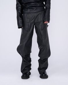 Lunar Laboratories  Men Cropped pants Available in Coated Denim  All measurements Feel free to ask anything Techwear Trousers With Zip Fly, Modern Pants With Belt Loops For Streetwear, Techwear Straight Leg Bottoms With Zip Fly, Urban Baggy Bottoms With Belt Loops, Edgy Straight Leg Pants With Side Pockets, Urban Style Cargo Jeans With Belt Loops, Baggy Utility Pants With Zip Fly, Urban Pants With Hip Pockets, Urban Straight Leg Pants With Zip Fly