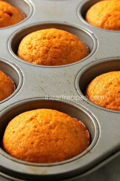 muffins in a pan ready to be baked