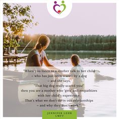 a woman and child sitting in a boat with the caption'when you listen to a mother talk for her child, who has just been married by a dog