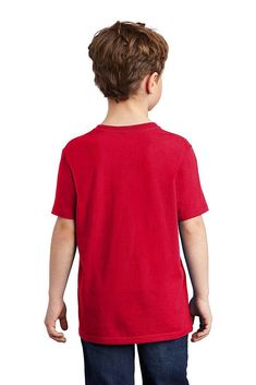 District ® Youth Very Important Tee ® . DT6000Y - CLASSIC RED - L | District Youth Very Important Top in Classic Red Size Large | Cotton/Polyester Blend Casual Moisture-wicking Short Sleeve Tops, Solid Color Cotton Shirt With Moisture-wicking, Cotton Moisture-wicking Shirt, Solid Cotton Shirt With Moisture-wicking, Solid Cotton Shirt With Moisture-wicking Details, Casual Cotton T-shirt With Moisture-wicking, Sporty Plain Short Sleeve T-shirt, Sporty Solid Color Cotton T-shirt, Sporty Solid Cotton T-shirt