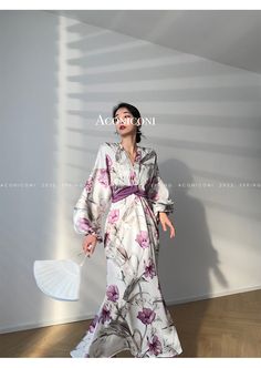 Aconiconi｜French light luxury japanese inspired dress - Begonia – ORUMATORU Japanese Inspired Dress, Begonia Flowers, Gaun Koktail, Elegant Dresses Classy, Modesty Fashion, Modest Fashion Outfits, Mid Length Dresses, Face Shape, Inspired Dress