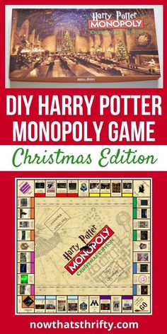 the harry potter monopoly game christmas edition