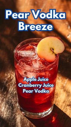 The Pear Vodka Breeze is a refreshing and fruity cocktail that combines the crisp, clean taste of pear-flavored vodka with the sweet and tart flavors of apple and cranberry juice. This vibrant drink is perfect for any occasion, offering a delicious balance of flavors that’s both light and invigorating. Garnished with a lime wedge, the Pear Vodka Breeze is as easy to make as it is to enjoy. #pearvodkabreeze #pearvodkacocktails via @mybartender Autumn Vodka Cocktails, Pear Vodka Cocktails, Weird Drinks, Autumn Beverages, Boozy Recipes, Alcohol Ideas, Cocktail Cards, Pear Martini