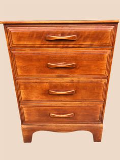 an old wooden dresser with three drawers