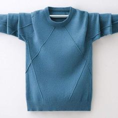 Boy's Clothing blue / 15 Winter Knitted Cotton Toddler Blue Sweater With Ribbed Collar For Layering, Stretch Cotton Winter Sweater, Cotton Sweater With Ribbed Collar And Stretch, Cotton Stretch Sweater With Ribbed Collar, Cotton Sweater With Stretch And Ribbed Collar, Stretch Cotton Sweater With Ribbed Collar, Solid Knitted Crew Neck Top, Crew Neck Sweater With Ribbed Cuffs For Winter, Crew Neck Sweater With Ribbed Collar For Fall